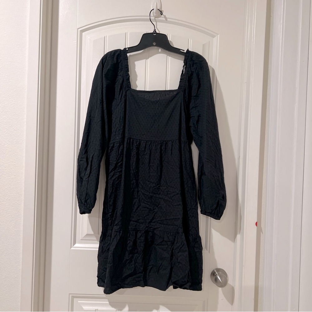 Universal Threads Puff Sleeve Mini Shift Smocked … - image 3